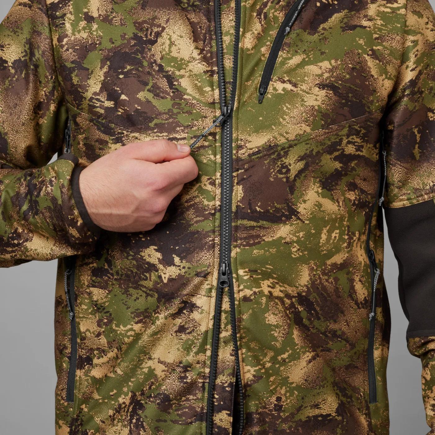 Härkila Men's Deer Stalker Camo Wsp Fleece Jacket Axis Msp Forest
