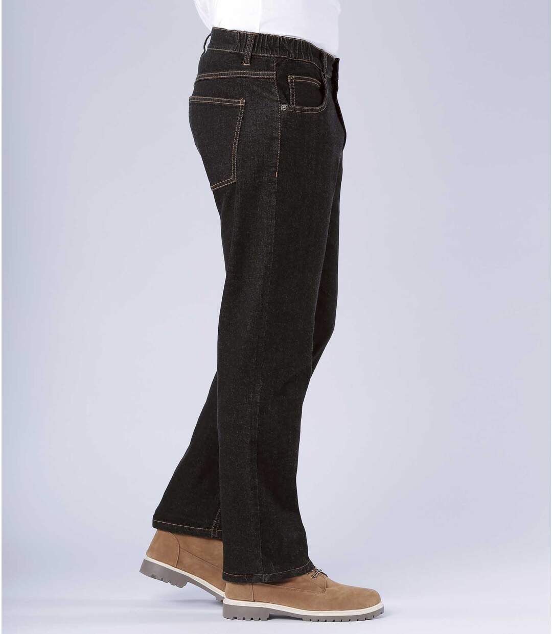 Jean Regular Stretch Confort Noir
