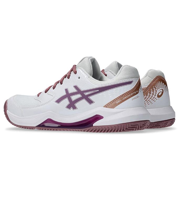 ASICS GEL-DEDICATE 8 PADEL 1042A241 WHITE-DARK-UBE