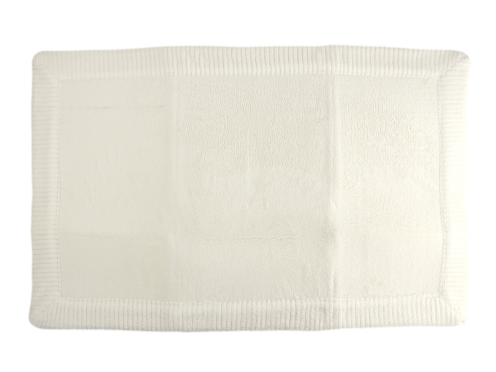 Orange85 50 x 80 cm polyester badmat - White