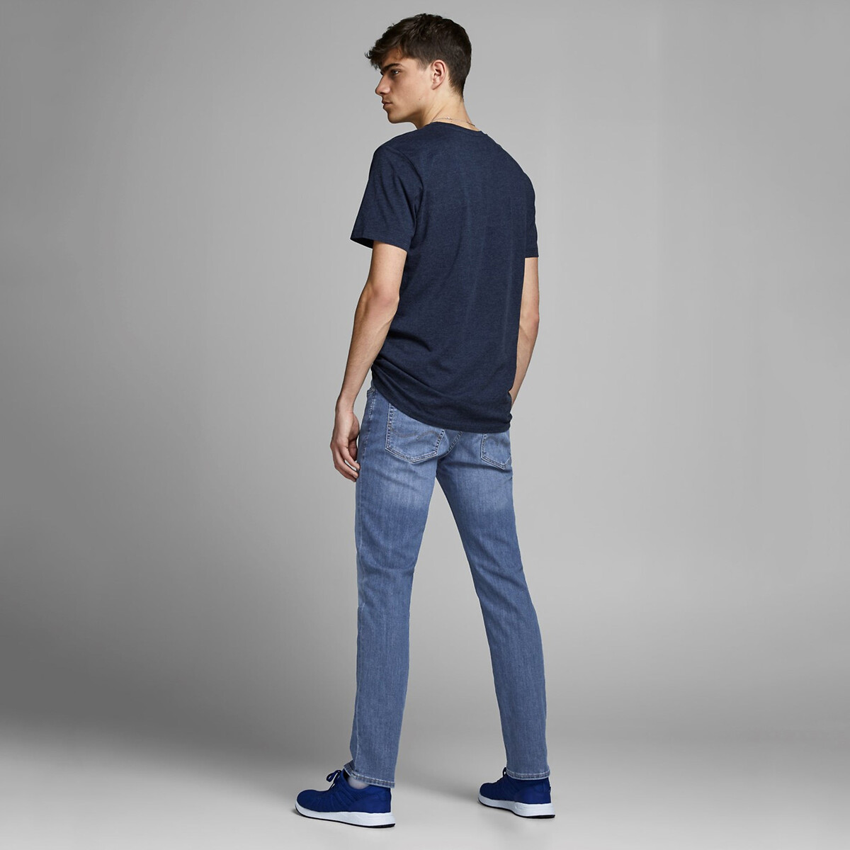 JACK & JONES<br>Calça jeans slim stretch Jjiglenn