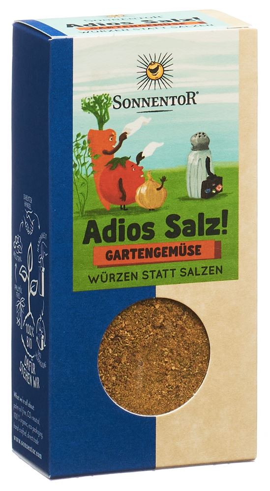 SONNENTOR Adios Salz! Gartengemüse Gemüsemischung BIO Btl 55 g