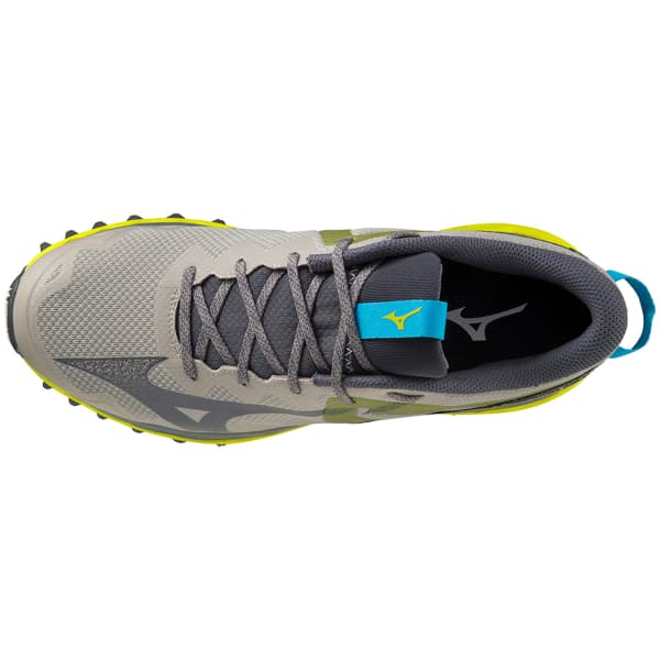 Chaussure trail MIZUNO WAVE MUJIN 9 GHOST GRAY/OMBRE BLUE/BOLT 2 (NEON)
