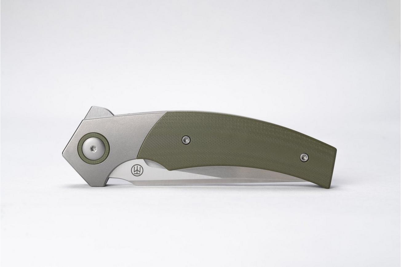 Grailer 4 OD Green G10 zakmes, Michel Timmermans design
