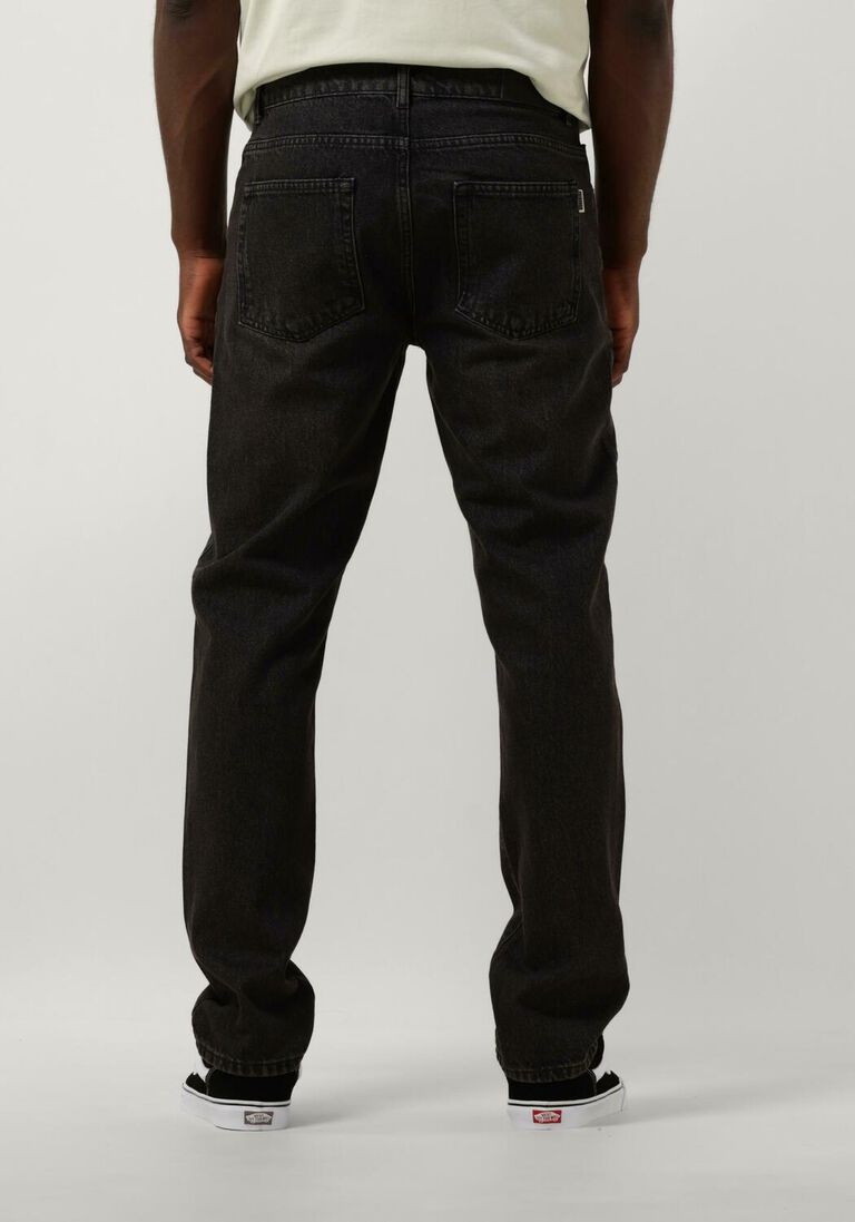 WOODBIRD zwarte woodbird straight leg jeans doc grow jeans