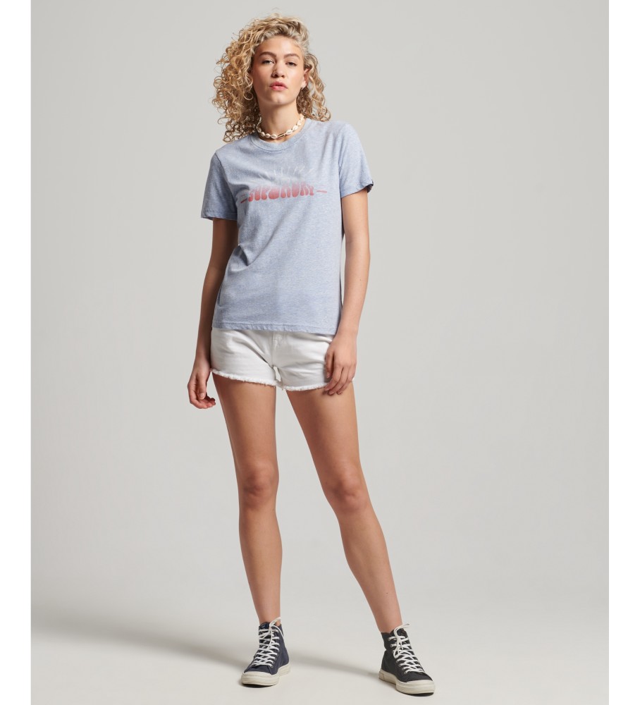 Camiseta Superdry Vintage Logo Nostalgia Azul