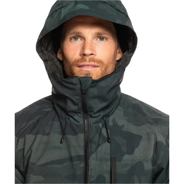 Veste snowboard QUIKSILVER MISSION PRT BL SPRAY CAMO TRUE BLACK