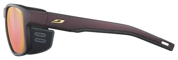 Lunettes de Soleil Julbo Shield M Polarisé cat. 3 Bordeaux / Or