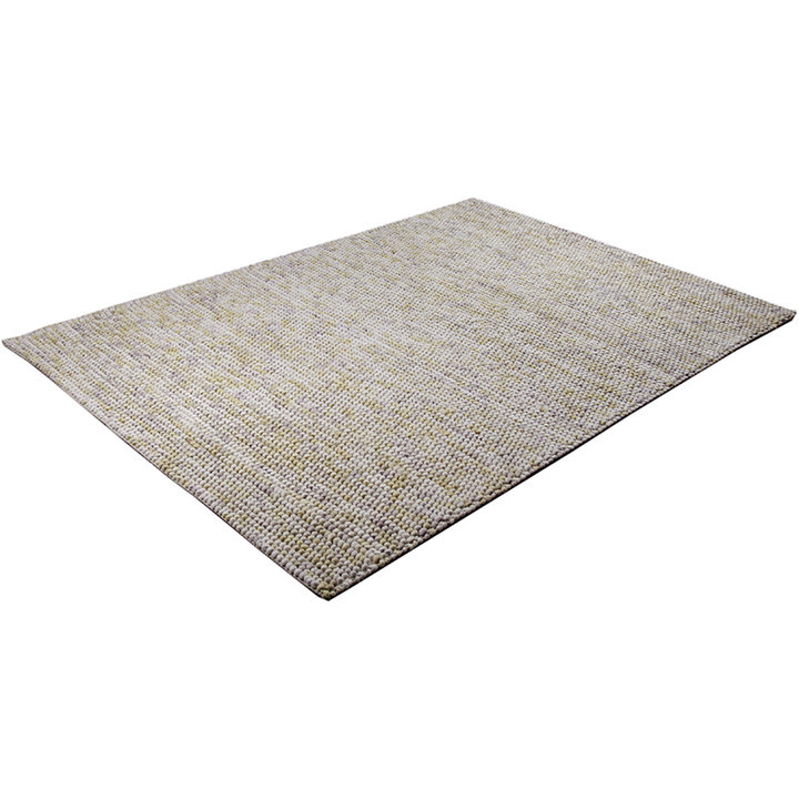 Wol bolletjesvloerkleed - Madeleine Beige/Bruin | Mooi
