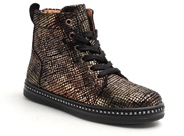 Bellamy boots bottine enfant fillette tac noir