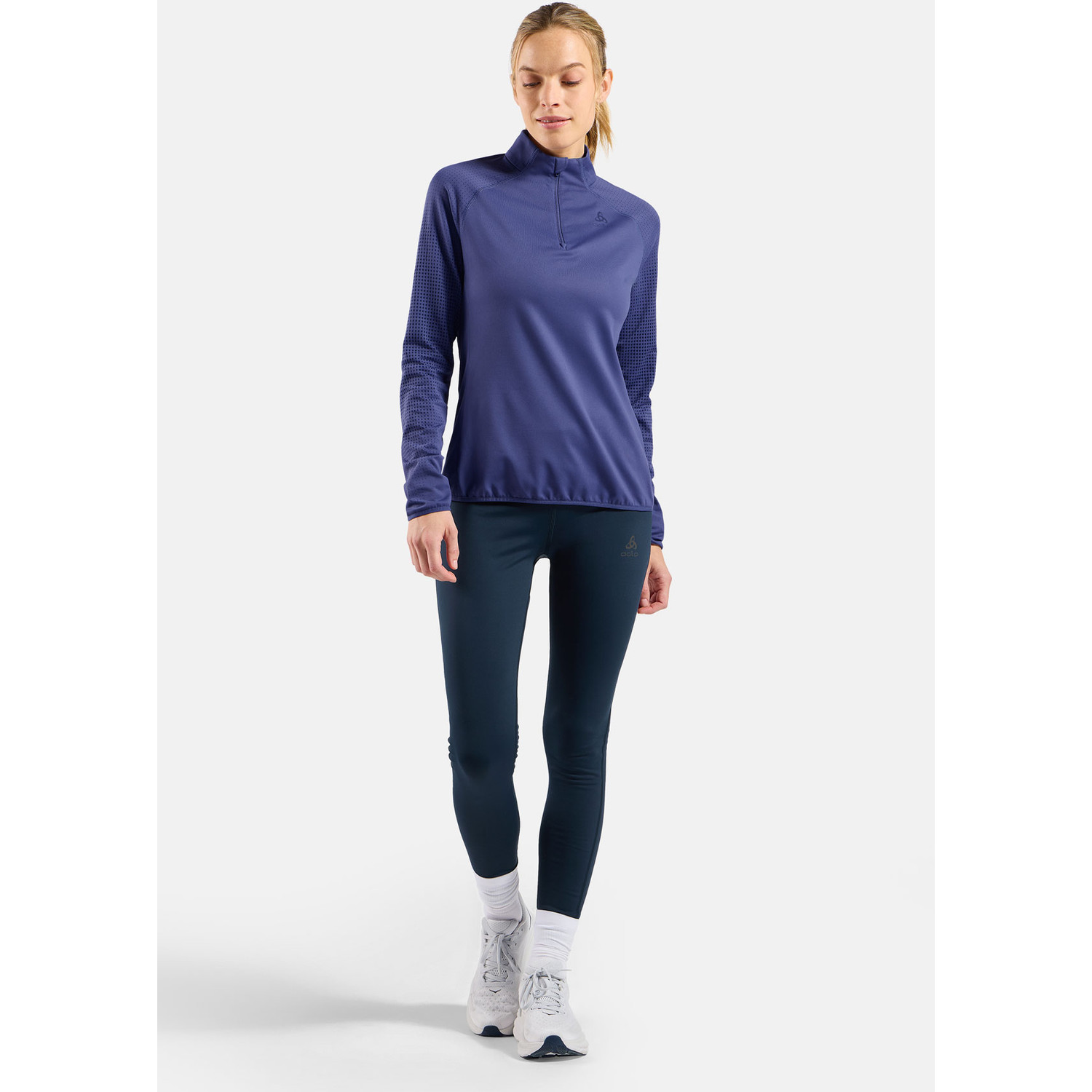 Odlo Zeroweight Warm Half-Zip Midlayer LS Dames