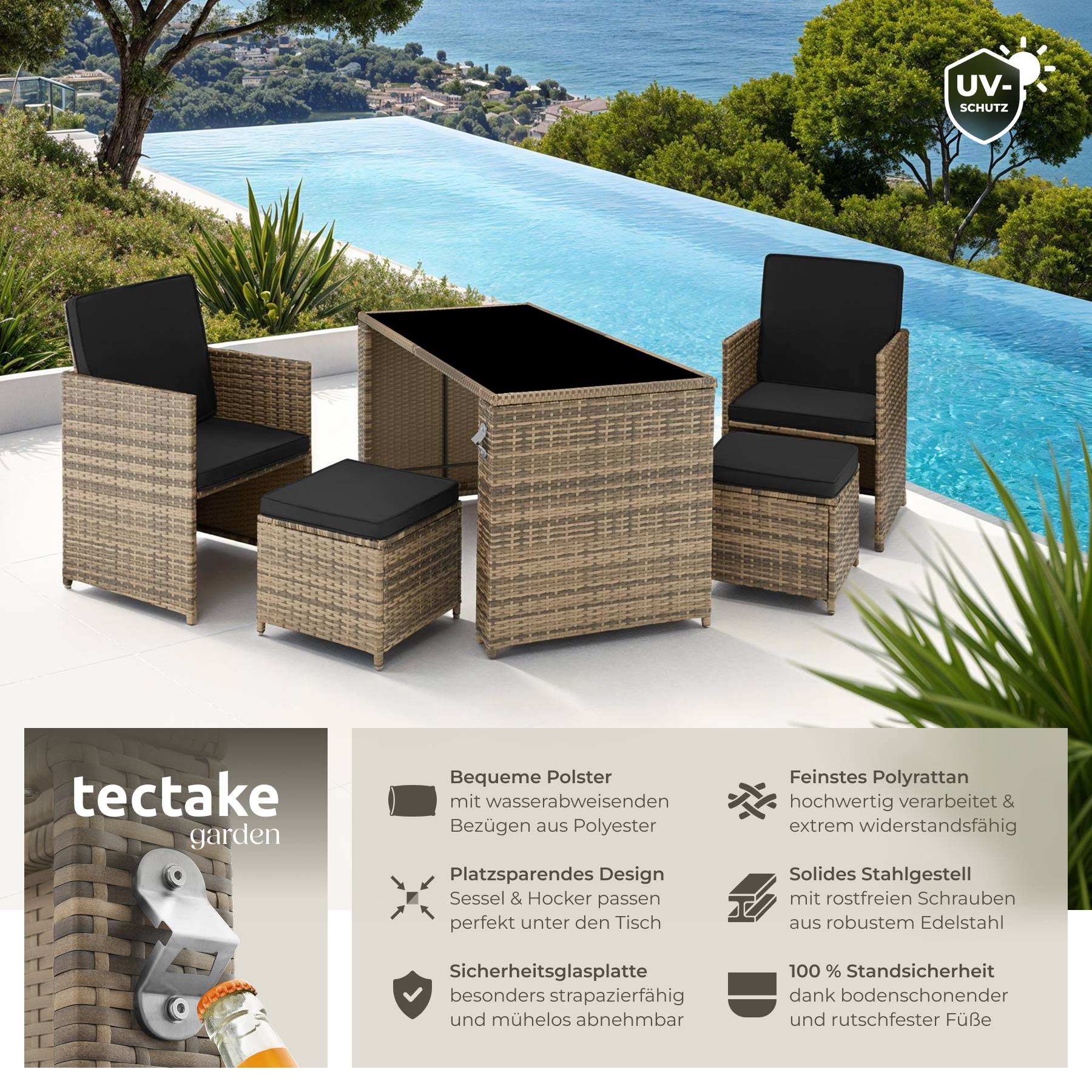Rattan Sitzgruppe Palermo