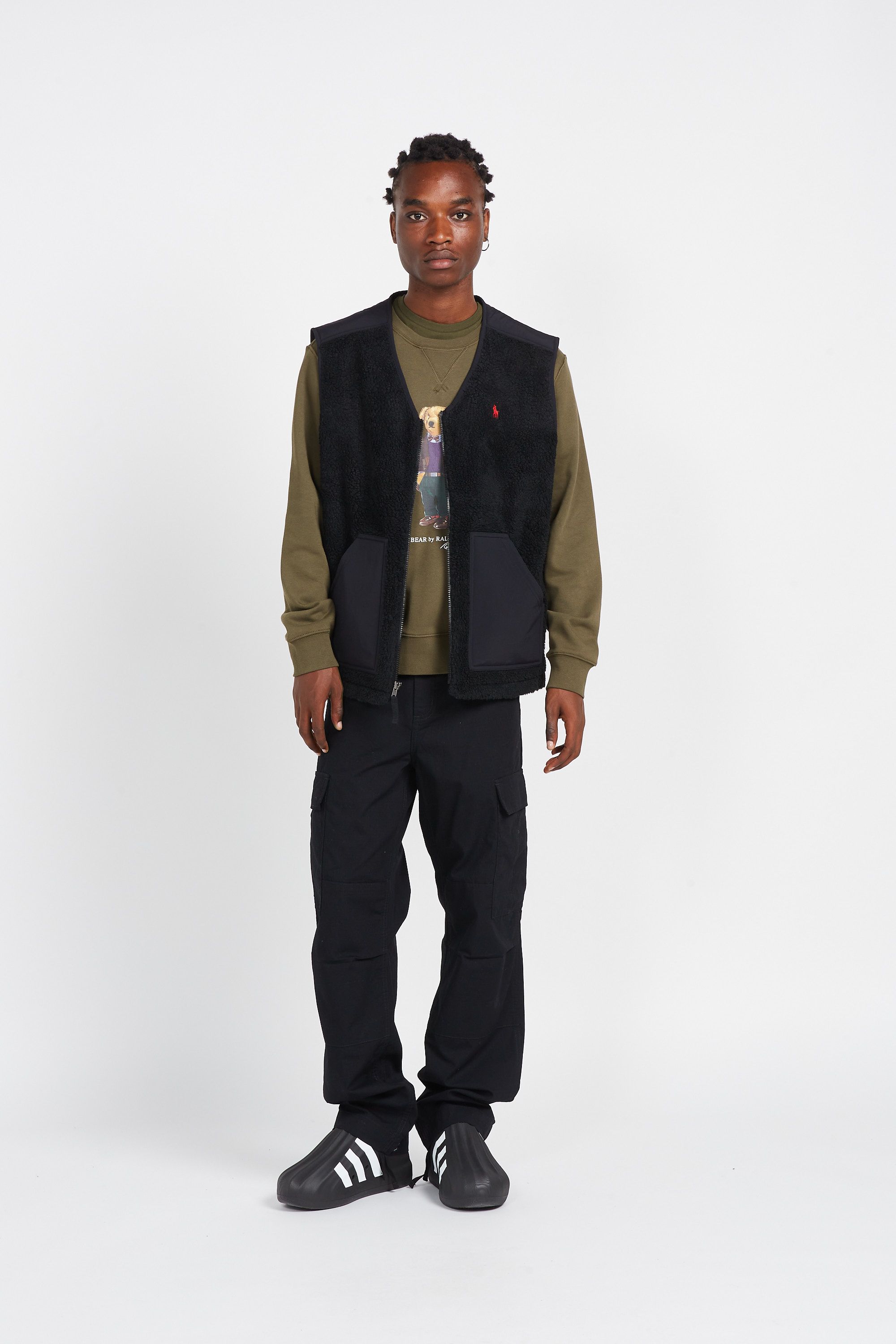 POLO RALPH LAUREN Gilet sans manches Wind-Blocking Hybrid Vest Noir