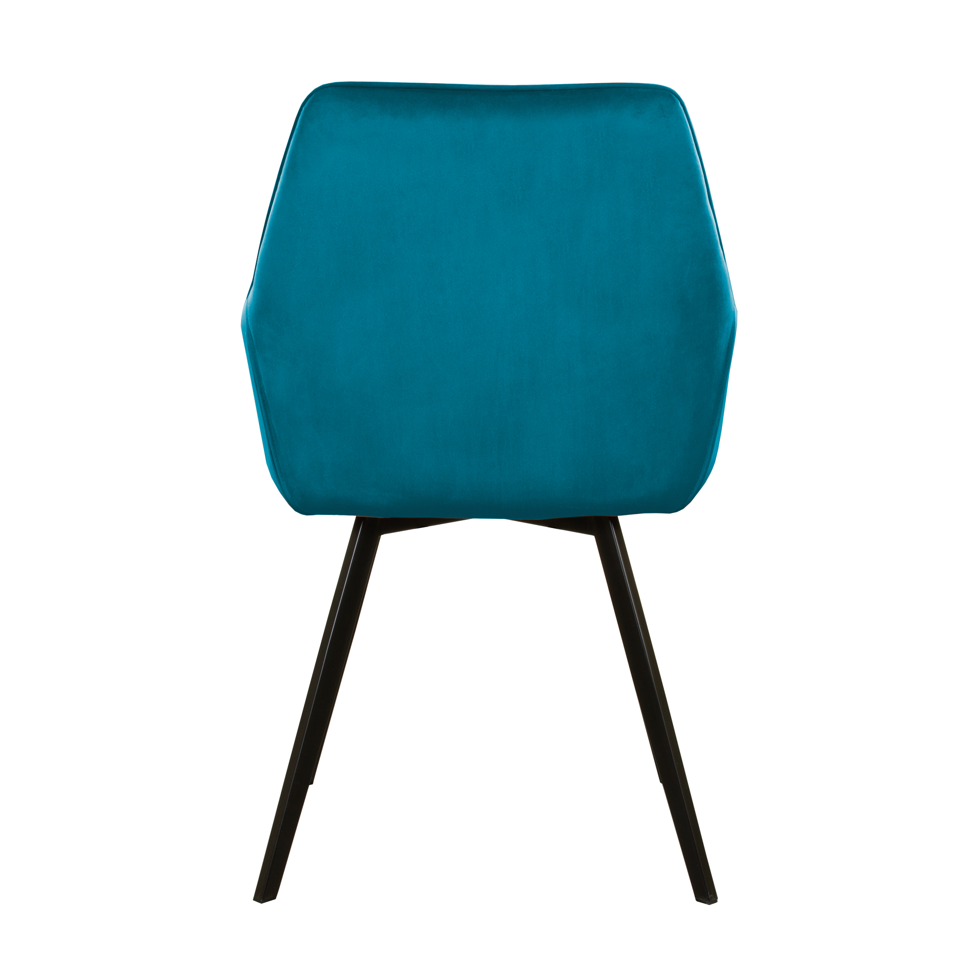 Kick eetkamerstoel  Karl Velvet - blauw