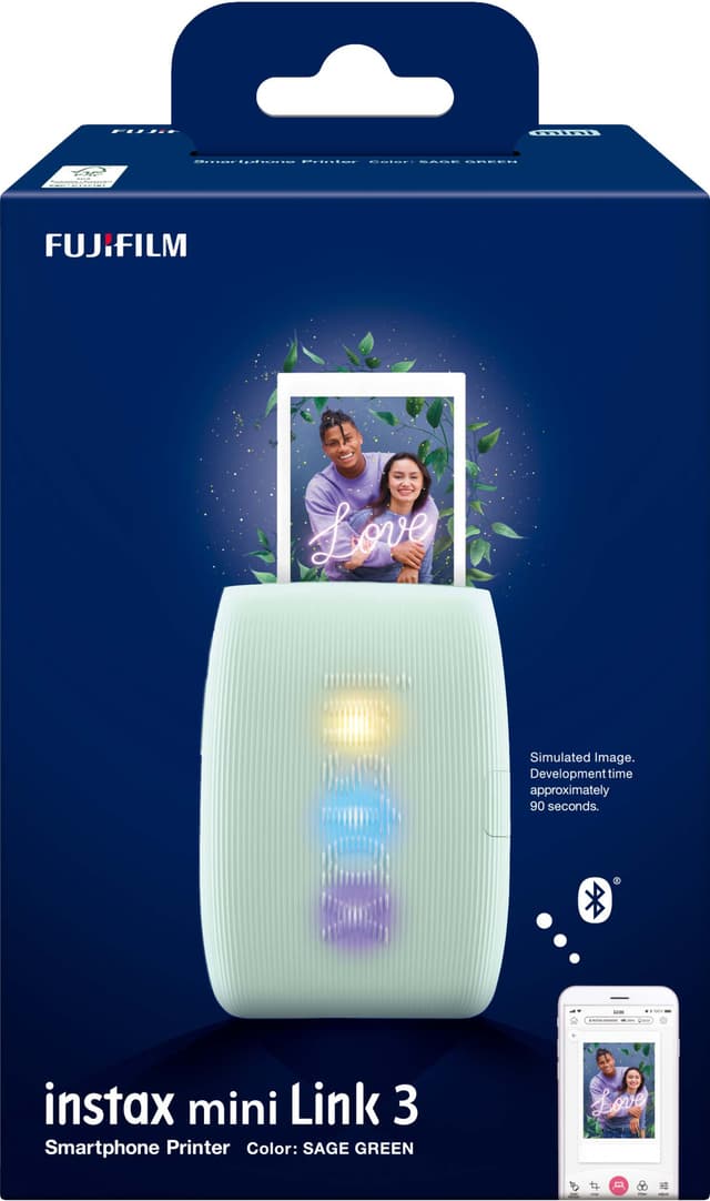Fujifilm Instax Mini Link 3 smartphone-printer (grøn)