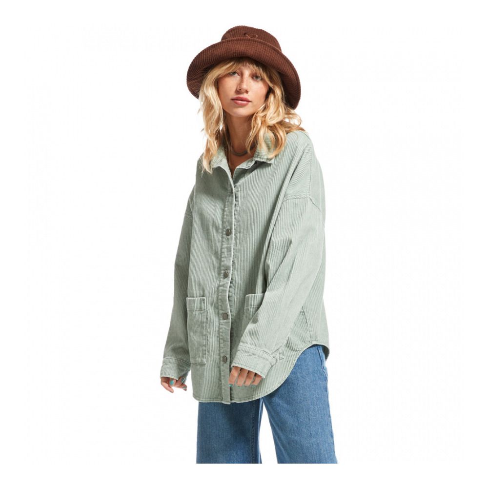 Roxy KICK BACK WASHE - Surchemise Femme blue surf
