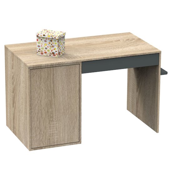 Nova new commode avec plan à langer intégré   Gris volcan        de               Sauthon Baby's Sweet Home