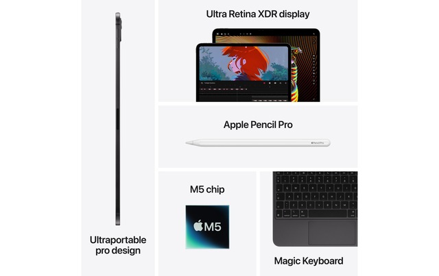 Apple Tablet »iPad Pro 11 M5 2025« ( / 11 ″) iPadOS )