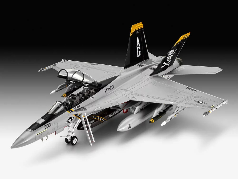 MAQUETTE - MODEL SET F\/A-18F SUPER HORNET - 1\/72