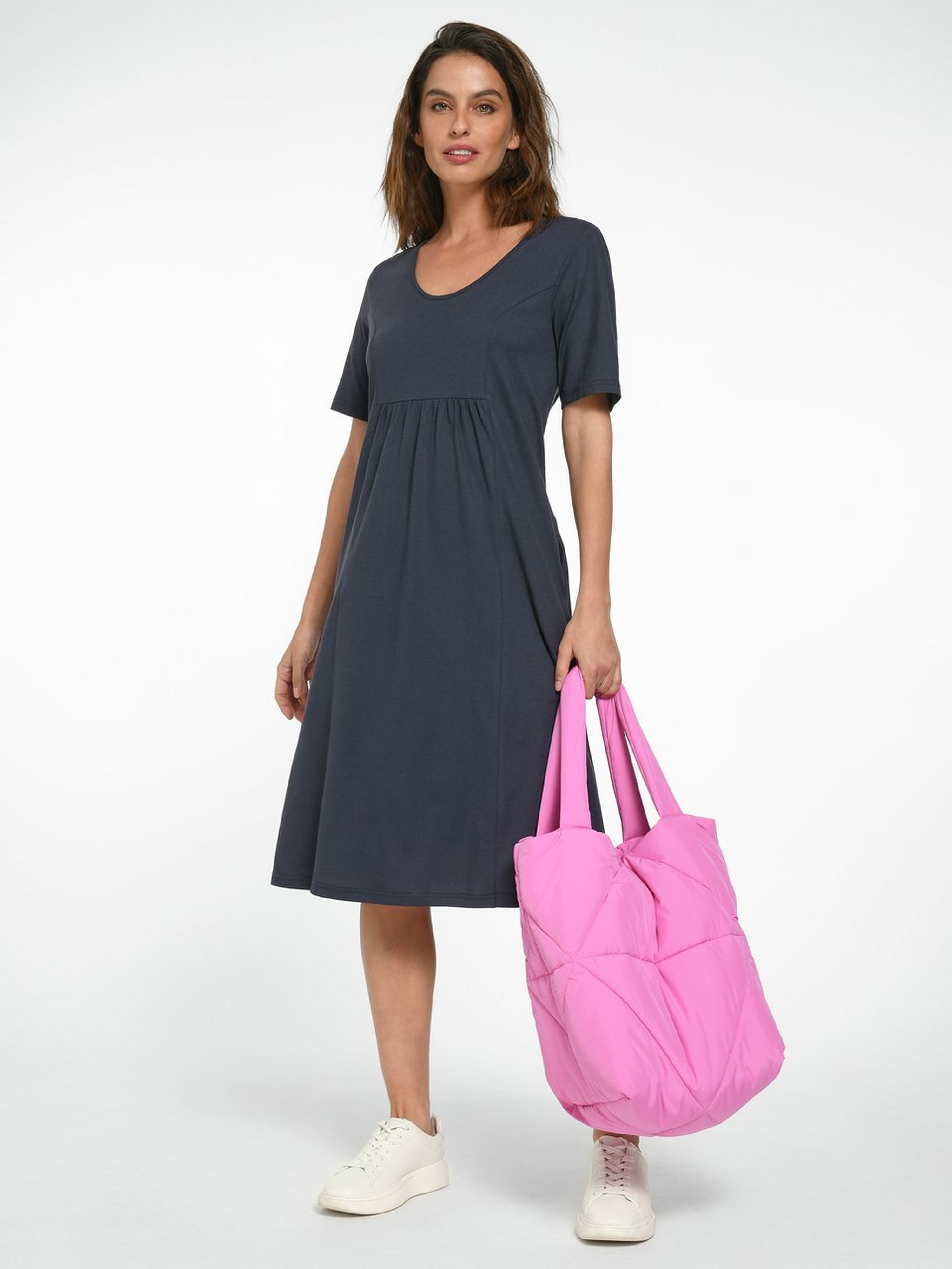 Jerseykleid mit 1/2-Arm