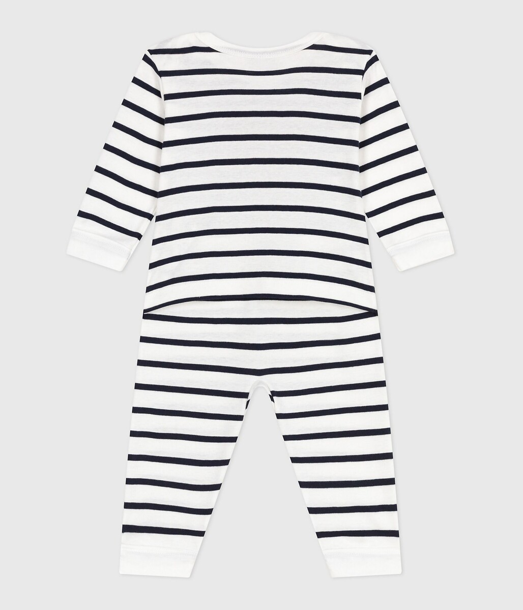 PETIT BATEAU<br>Pijama de algodão sem fecho de pressão