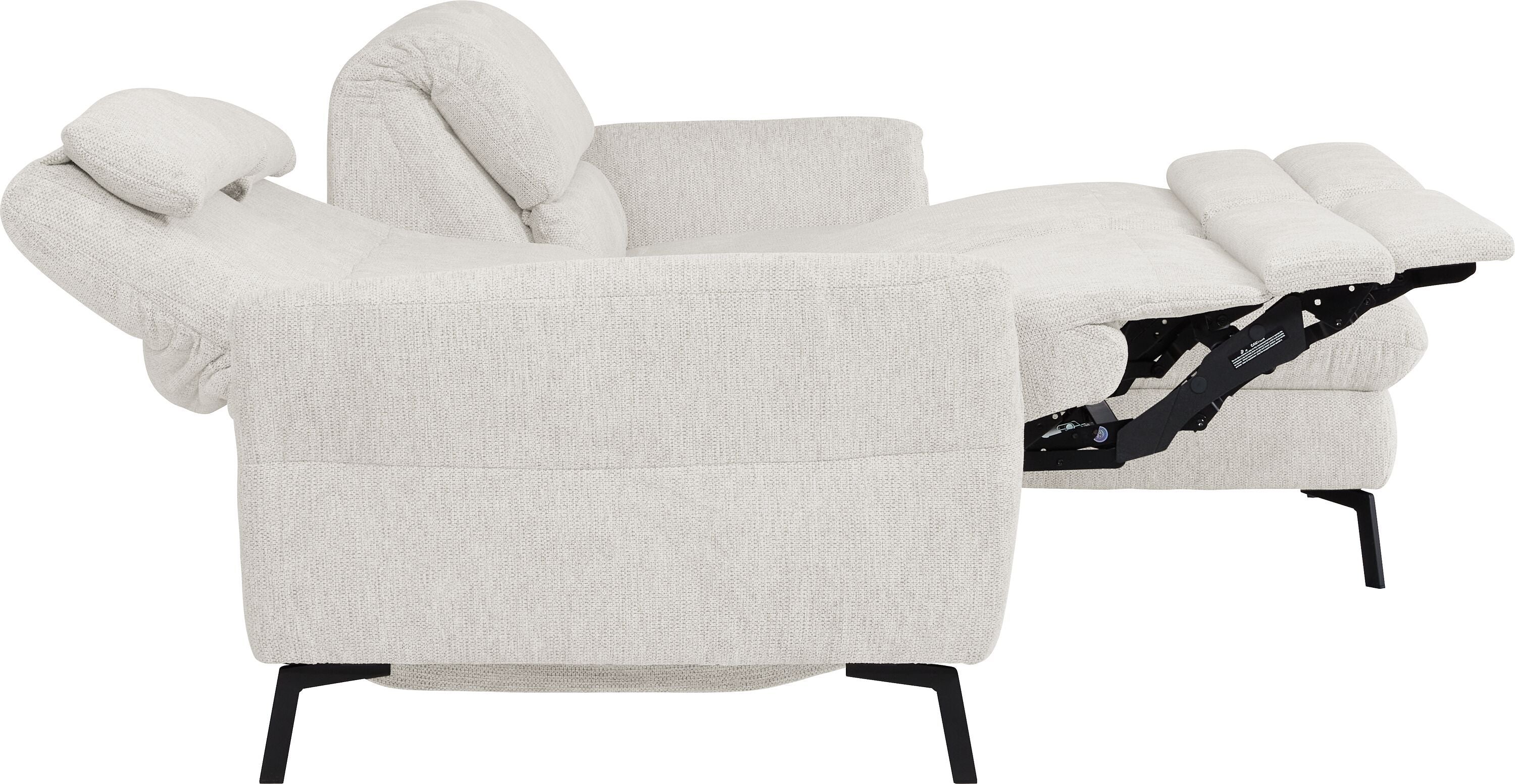 SEBO Ecksofa - Weiss / B: 284.0 cm x T: 161.0 cm x H: 84.0 cm