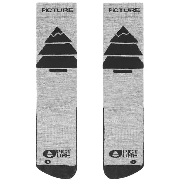 Chaussette de ski PICTURE WOOLING SKI SOCKS GREY MELANGE