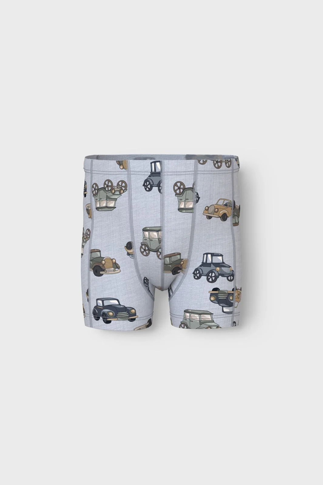 Name It Nmmwang Wool Needle Boxer 4473232 gray dawn aop