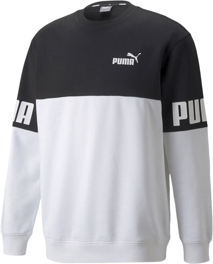 Puma Power Colour-Blocked Crew Neck sweatshirt Hvid