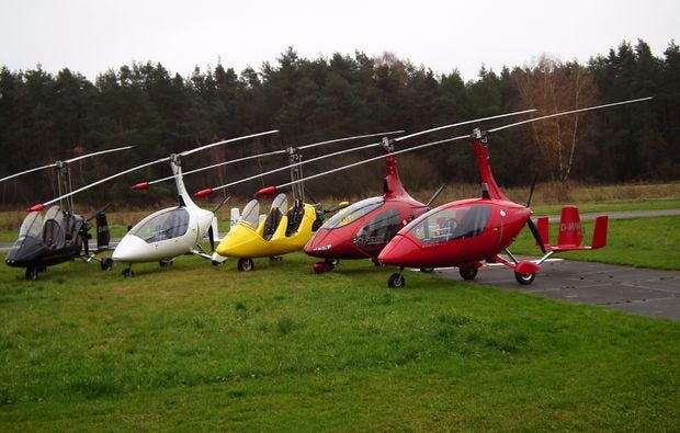 Tragschrauber-Rundflug ab Weiden in der Oberpfalz als Geschenk