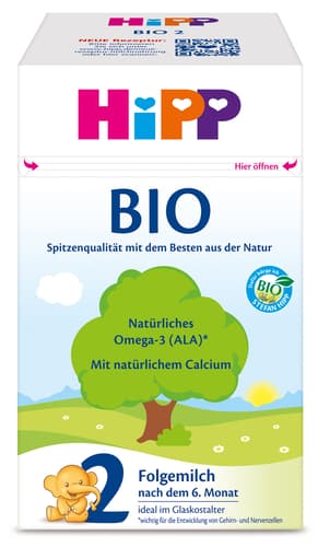 HiPP Bio Folgemilch 2 nach dem 6. Monat
