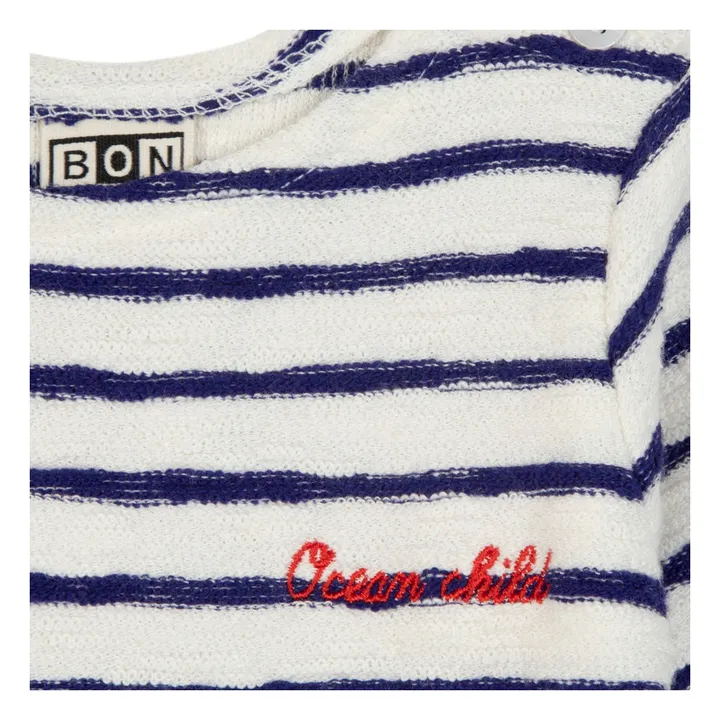 Bonton Marinière en Maille Mario | Bleu