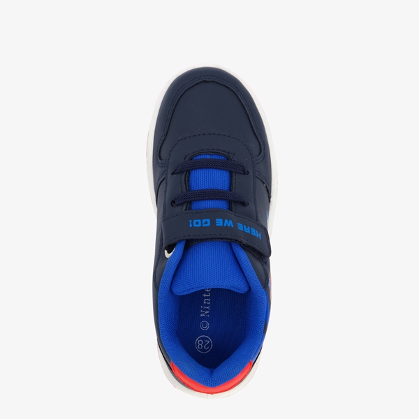Mario kinder sneakers met lichtjes blauw