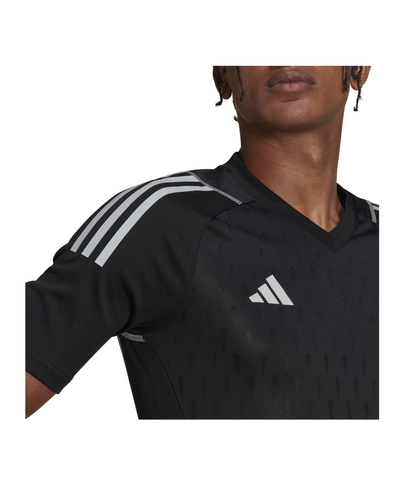adidas Tiro 23 Pro Torwarttrikot Kurzarm Schwarz