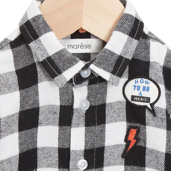 Pop mood Chemise manches longues superhero   de               Marèse