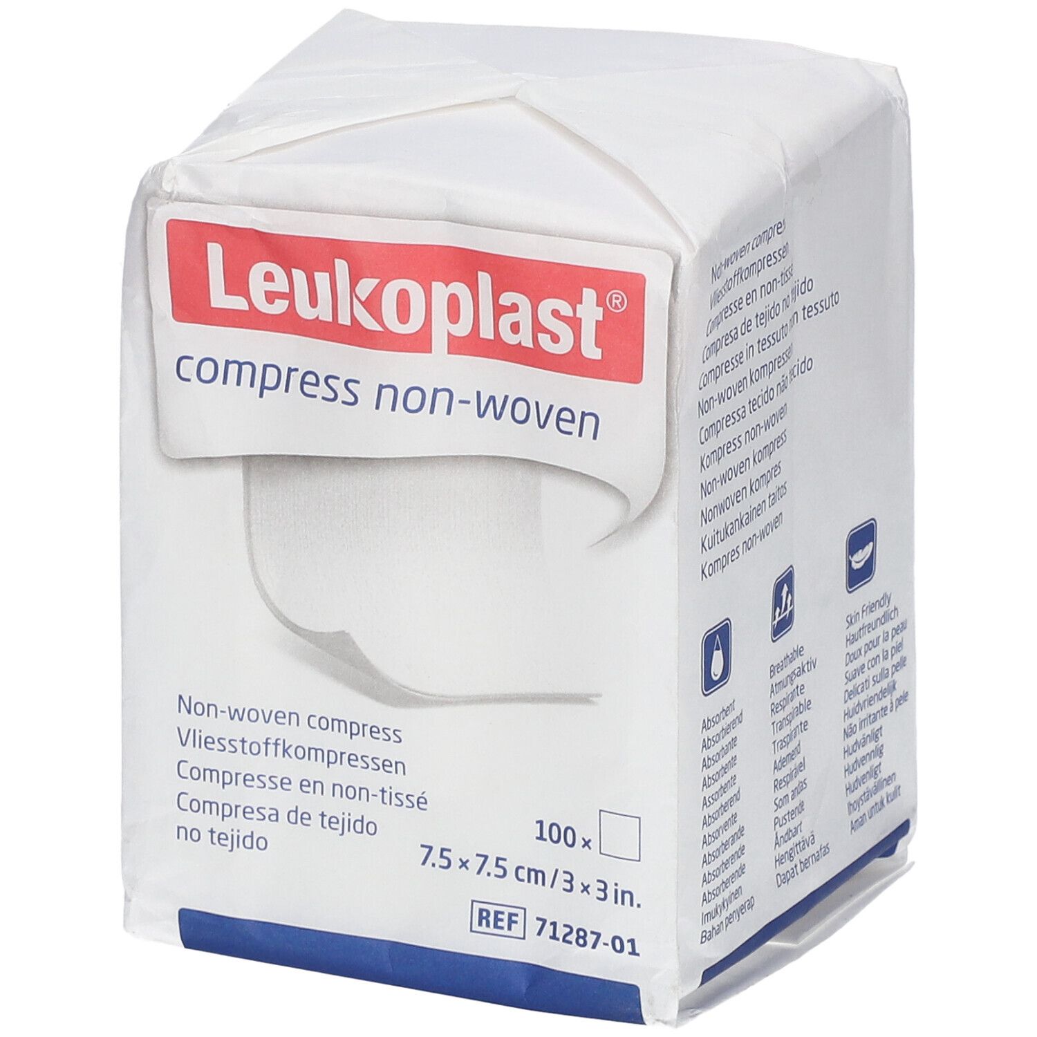 Leukoplast® compress non-woven 7,5 x 7,5 cm