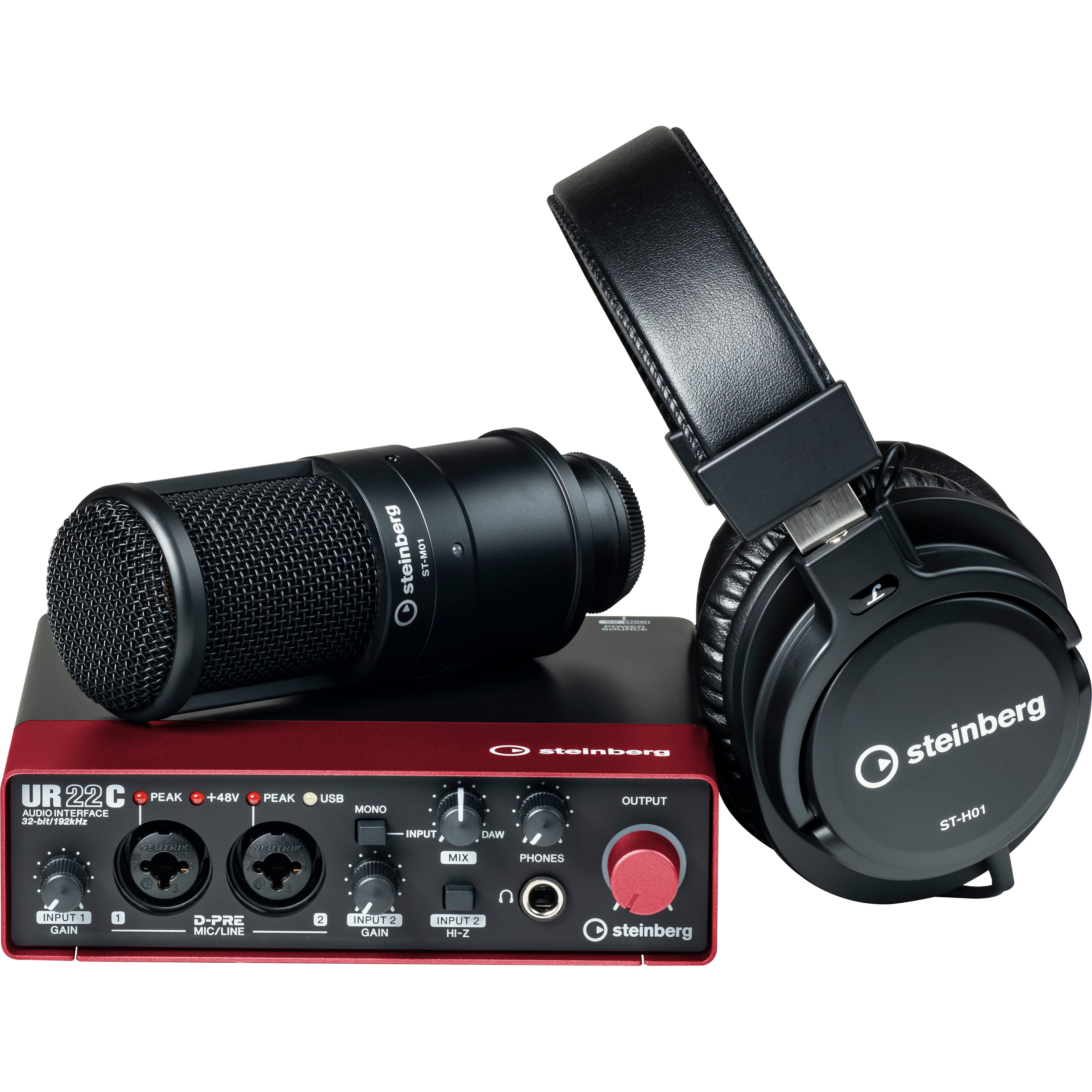 Steinberg UR22C Recording Pack RED