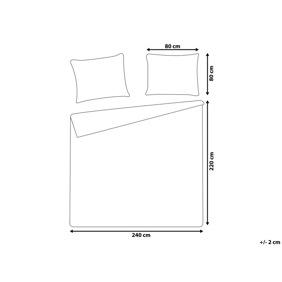 MORNINGSIDE - Beddengoed - Grijs - 220 x 240 cm - Katoen