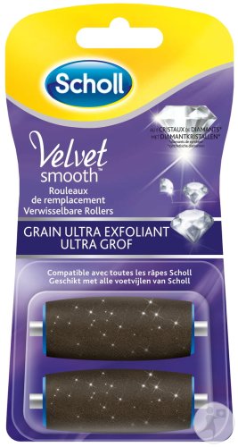 Scholl Velvet Smooth Ultra Diamond Rouleaux De Remplacement 1 Pièce