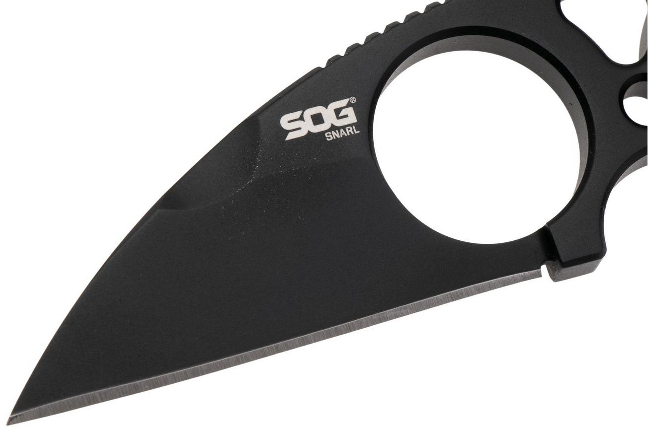SOG Snarl JB02K-CP, Blackout 9CR18MOV nekmes, Jason Brous design
