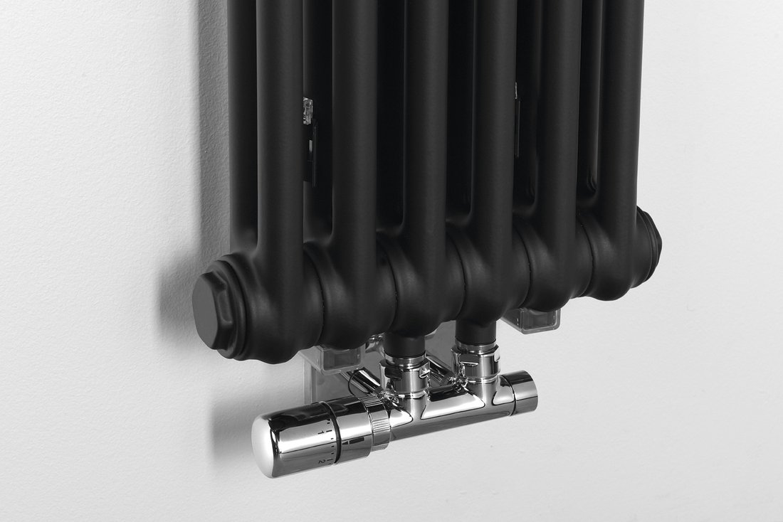 Sapho Fede handdoekradiator mat zwart 31x150cm 643W