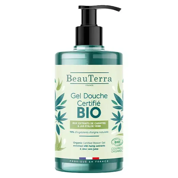 Gel de Banho Orgânico de Cânhamo e Aloe Vera Beauterra 750ml
