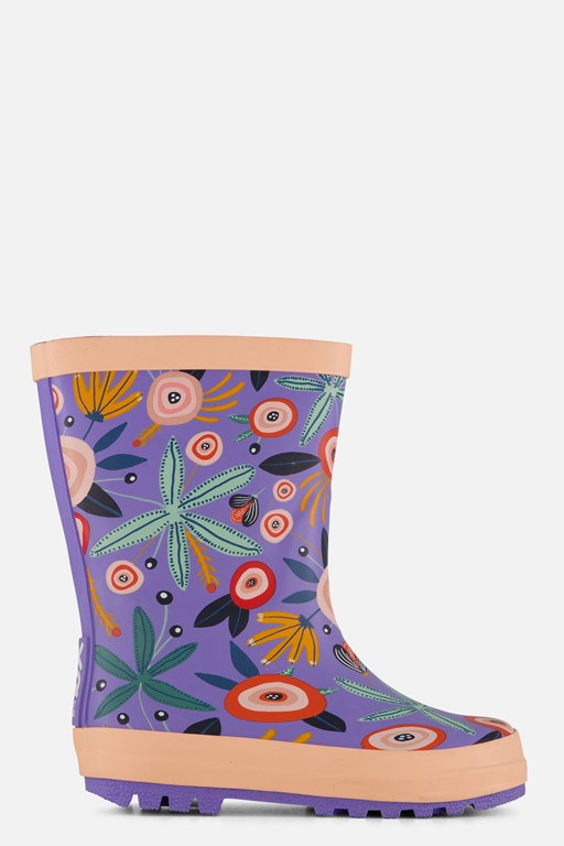 XQ Footwear Regenlaarzen paars Rubber