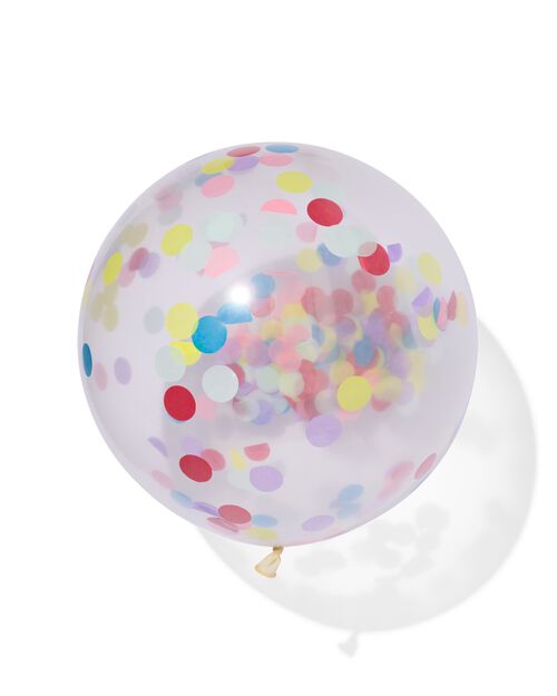 ballons XXL Ø90cm confettis - 2 pièces