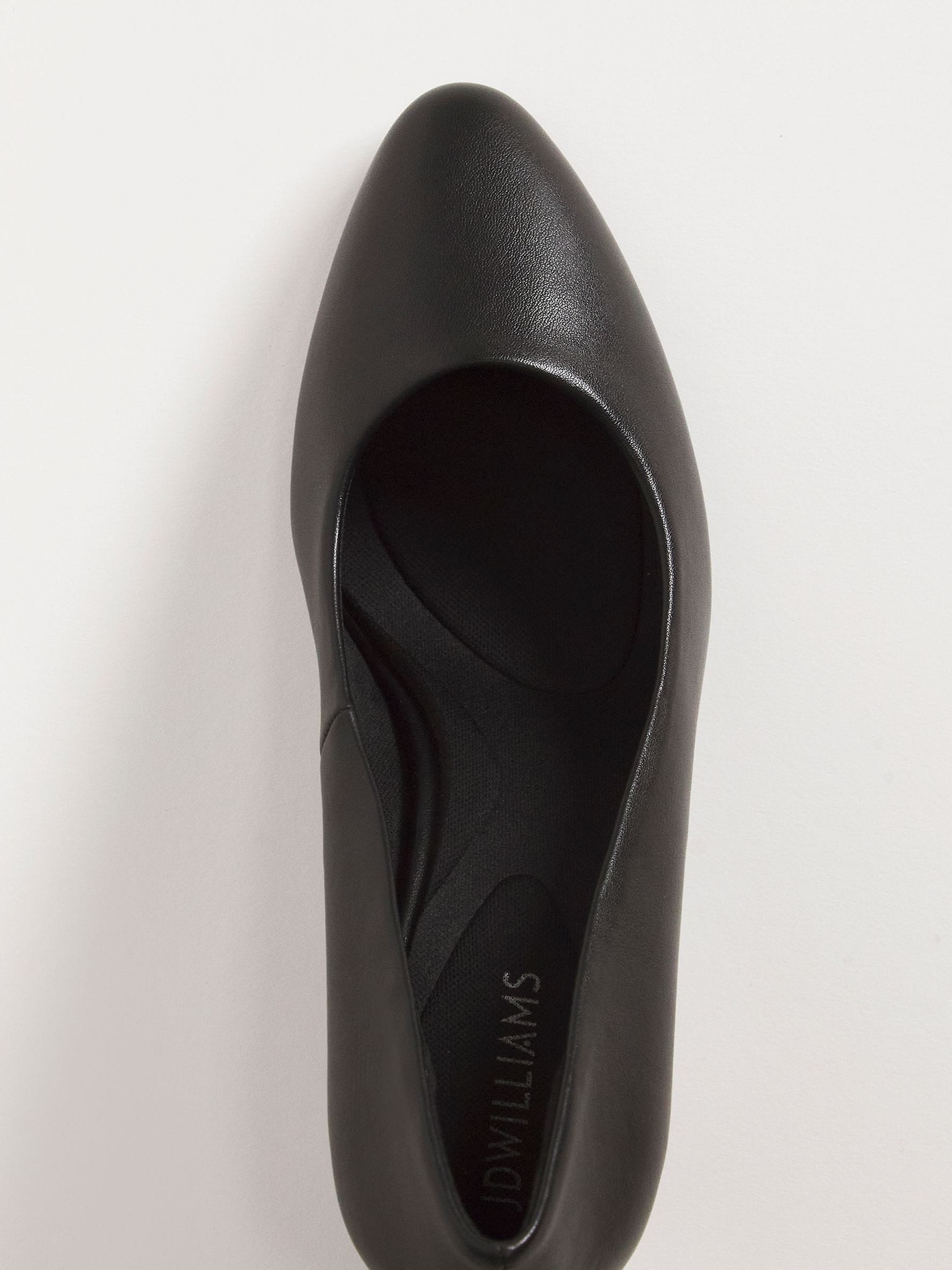 JD Williams Super Comfort Flexible Court Shoes In Extra Wide Fit