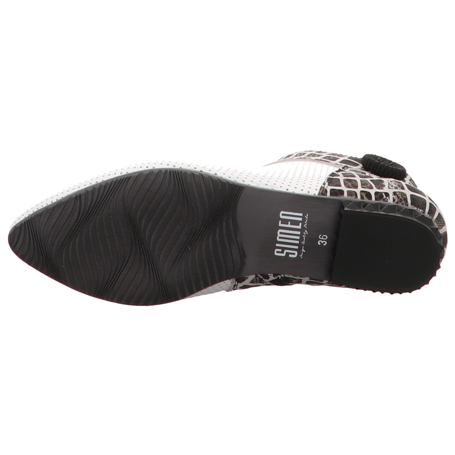 Simen Stiefelette weiss/weiss kombi