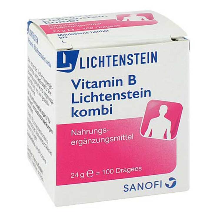 Vitamin B Lichtenstein Kombi Dragees, 100 St