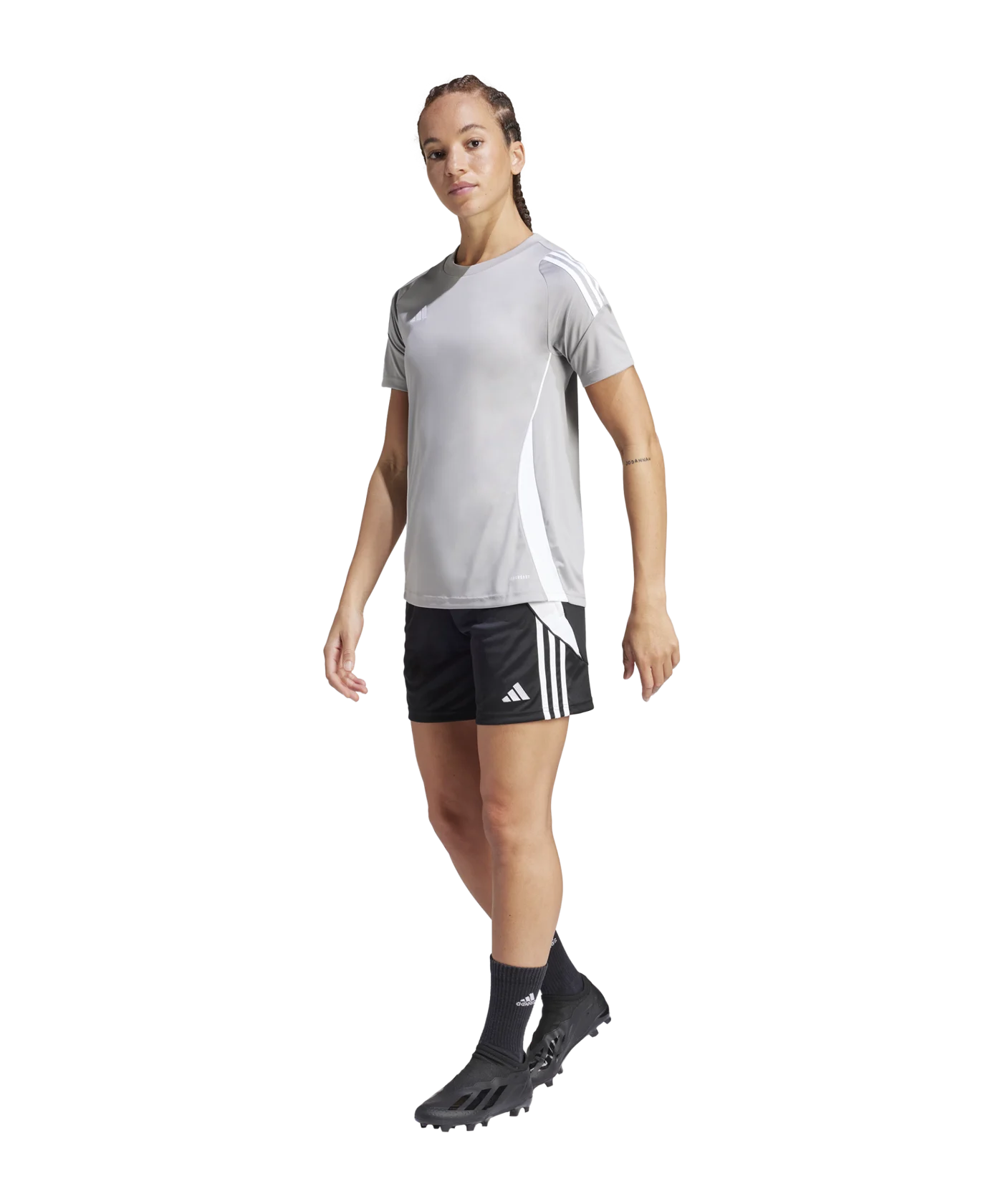 adidas Tiro 24 Trikot Damen Grau Weiss