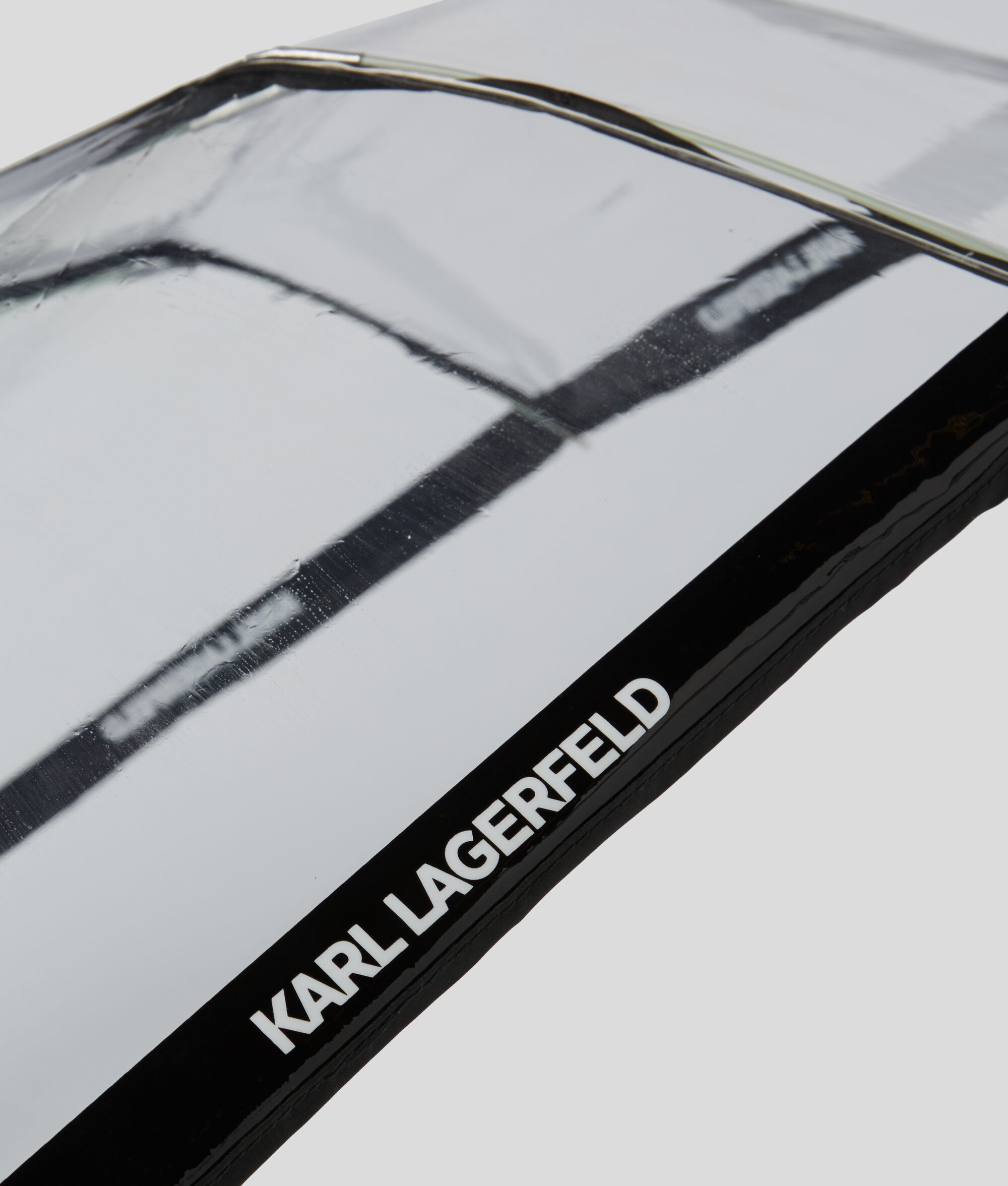 PARAPLUIE TRANSPARENT AVEC LOGO KARL