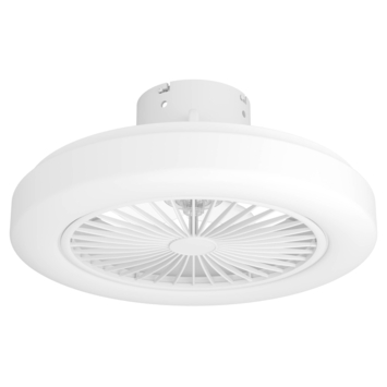 EGLO plafondventilator Ortona met lamp Ø46cm, wit